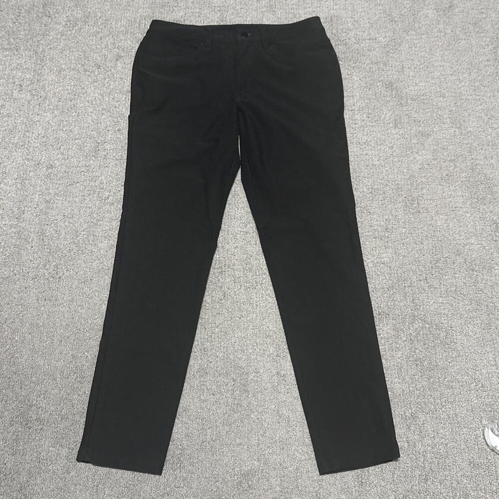 Lululemon ABC Pants Mens Size 31 x 30 Black Performance Golf Chino Trousers